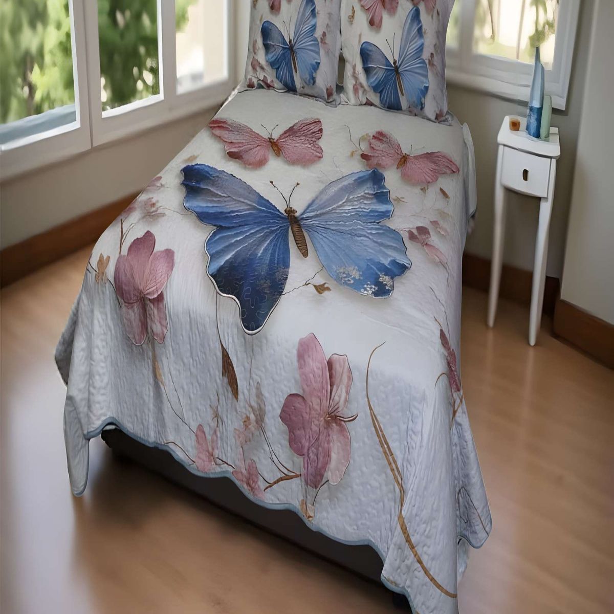 GENERICO - CUBRECAMA QUILT COLCHA DE VERANO 5D 2 PLAZAS 230 X 250 CM