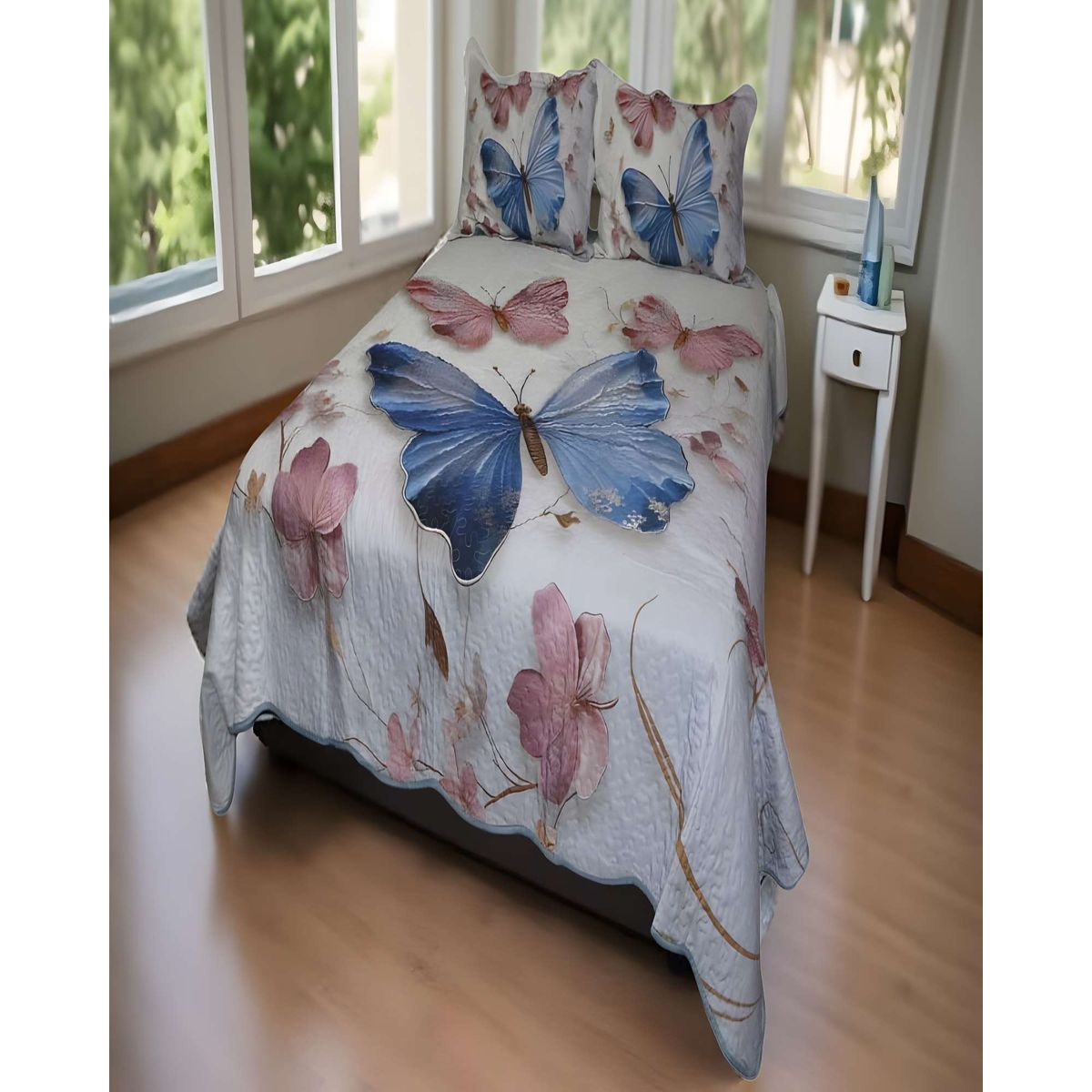 GENERICO - CUBRECAMA QUILT COLCHA DE VERANO 5D 2 PLAZAS 230 X 250 CM