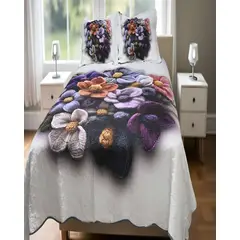 GENERICO - CUBRECAMA QUILT COLCHA DE VERANO 5D KING 250 X 270 CM