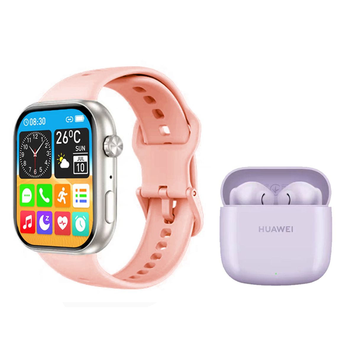 HUAWEI - Audífonos Huawei Freebuds Se 2-Morado y Reloj Inteligente Honor 2I