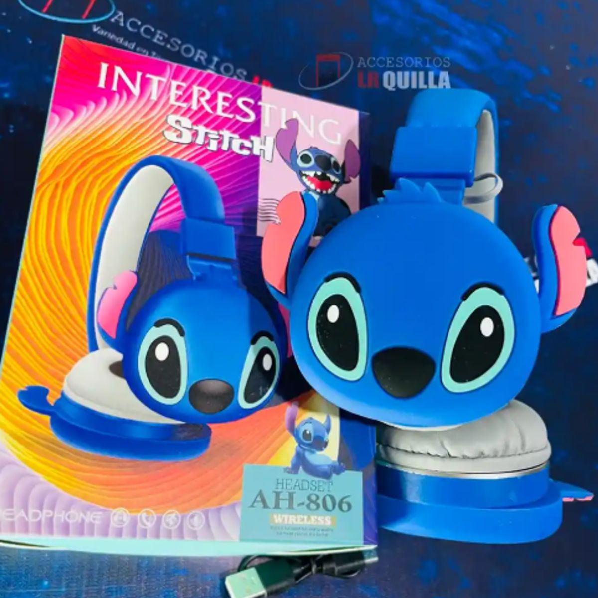 GENERICO - Audífonos Inalámbricos Stitch azul