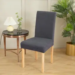 GENERICO - Pack 6 Funda De Silla Para Comedor Tela Gruesa GRIZ