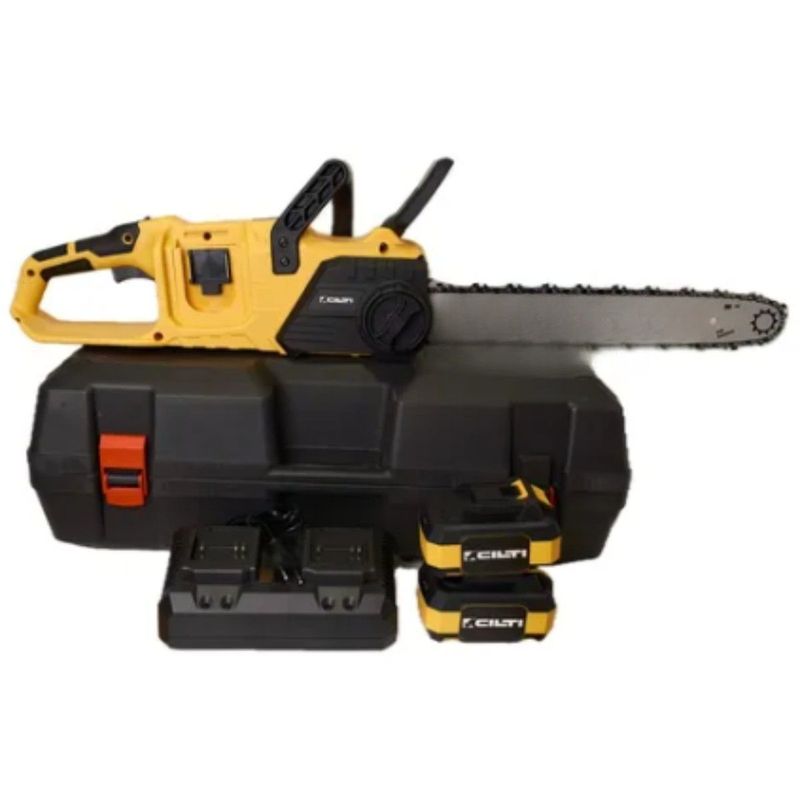 ALTERNATIVE - Motosierra Inalámbrica 16 Pulgadas + 2 Baterías + Cargador + Maletín