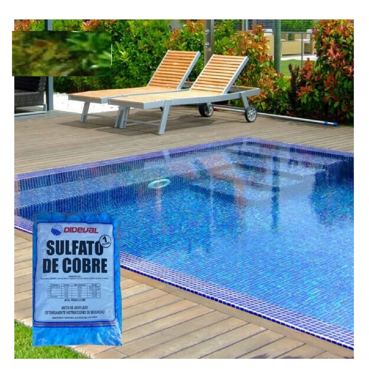 UNIVERSAL - Sulfato De Cobre 500 Grs Alguicida Piscina