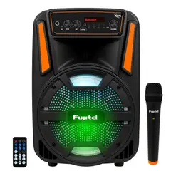 FUJITEL - Parlante Karaoke con Micrófono inalámbrico BT8L1NEW Bluetooth TWS