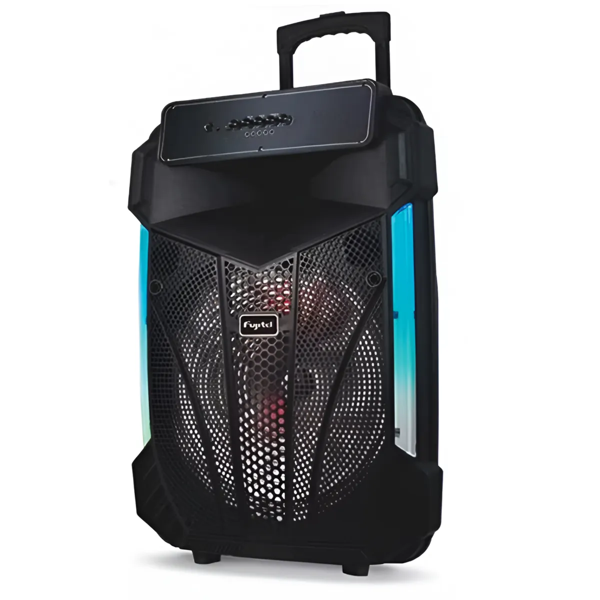 FUJITEL - Parlante Karaoke de 15 RGB Recargable + Micrófono Inalámbrico BT15L