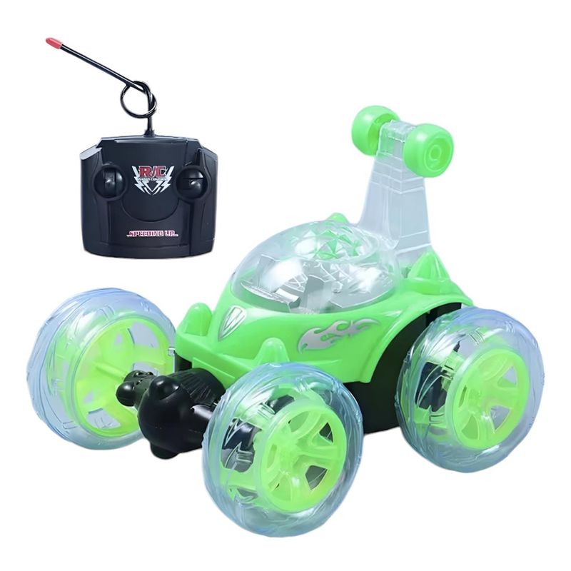 GENERICO - Auto Control Remoto Juguete Acrobático 360 Grados Para Niños Verde