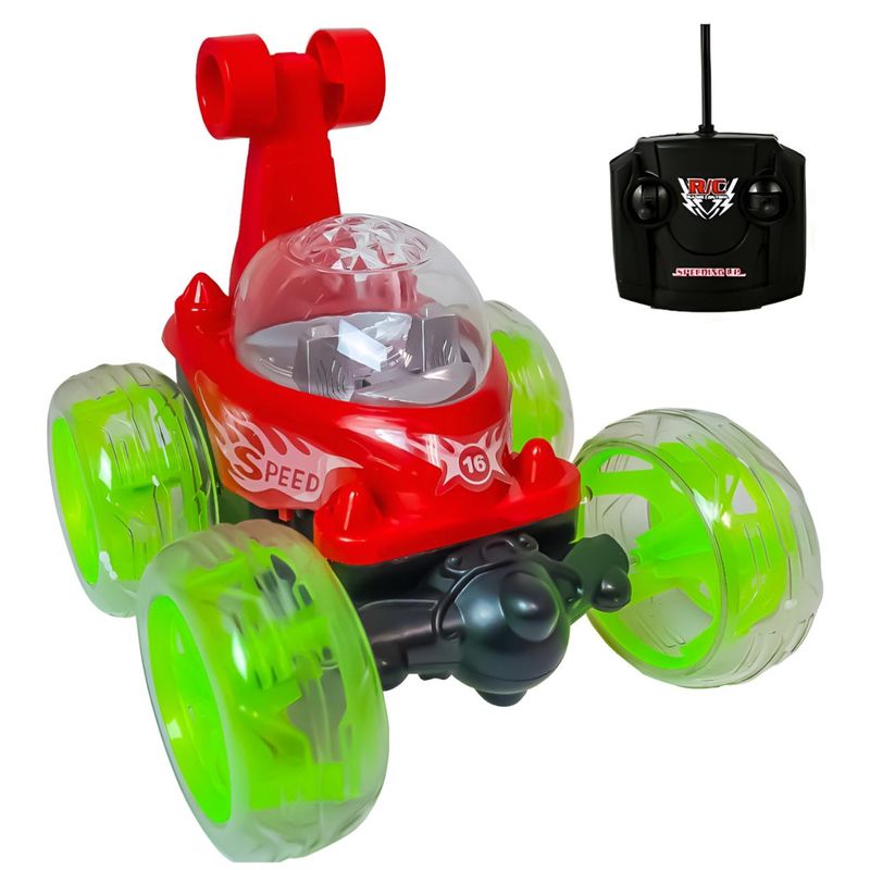 GENERICO - Auto Control Remoto Juguete Acrobático 360 Grados Para Niños Rojo