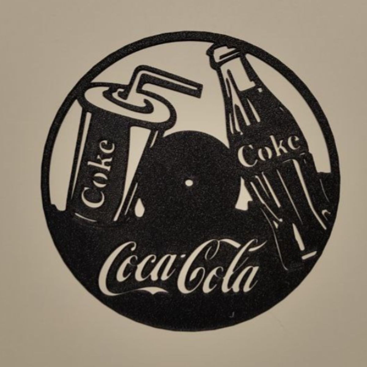 GENERICO - Figura decorativa COCA-COLA - arte de pared