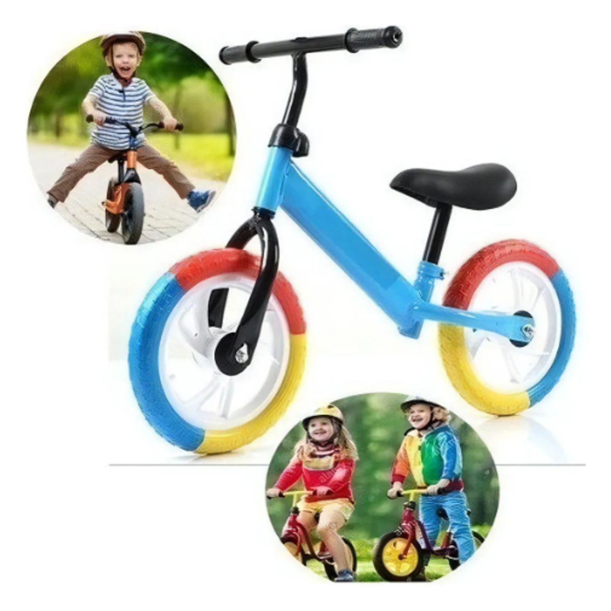 GENERICO - Bicicleta Equilibrio Niños Niñas Sin Pedal Principiantes