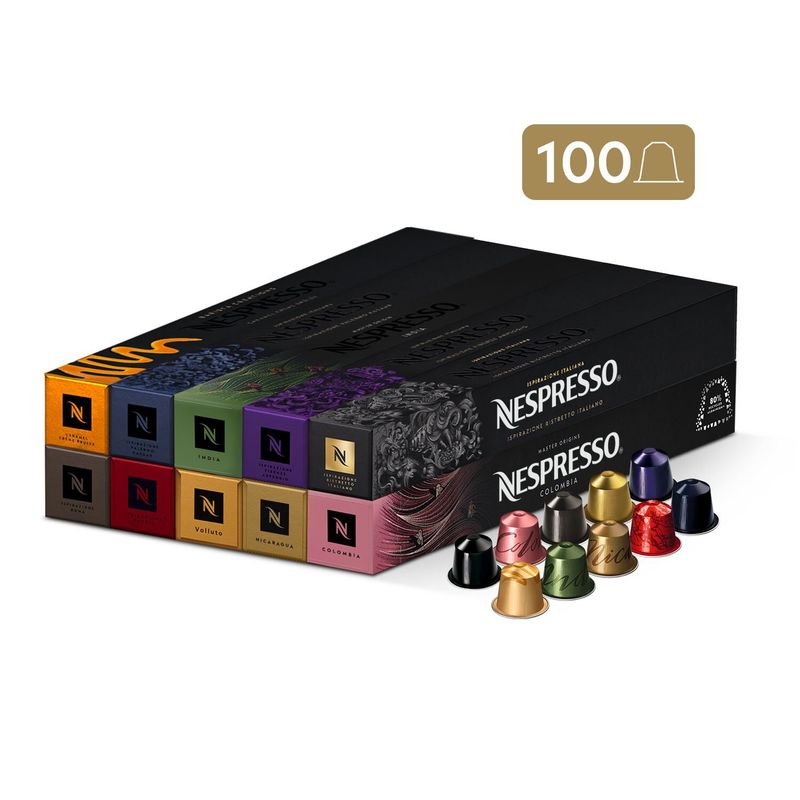 NESPRESSO - Cápsulas de Café Pack Favoritos - 100 unidades