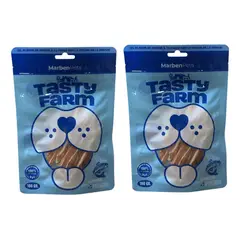 MARBEN PETS - Snack Premium Seco Tasty Farm Para Perros 100g - Pack 2 - Azul