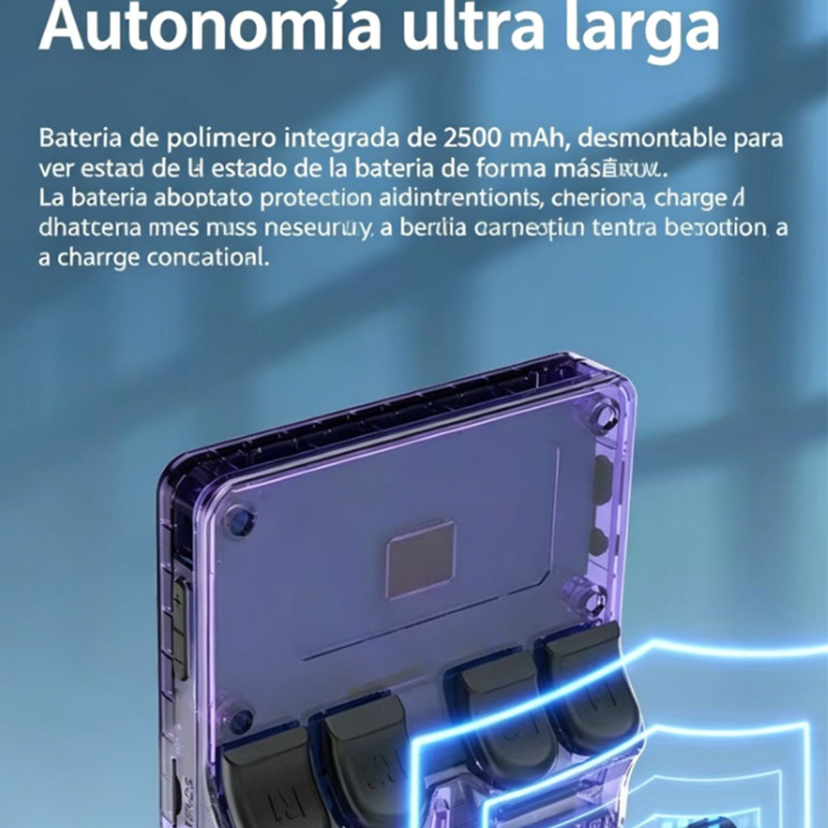 BRO TOUMI - Consola de videojuegos Game R36S 64GB Negro y Estuche