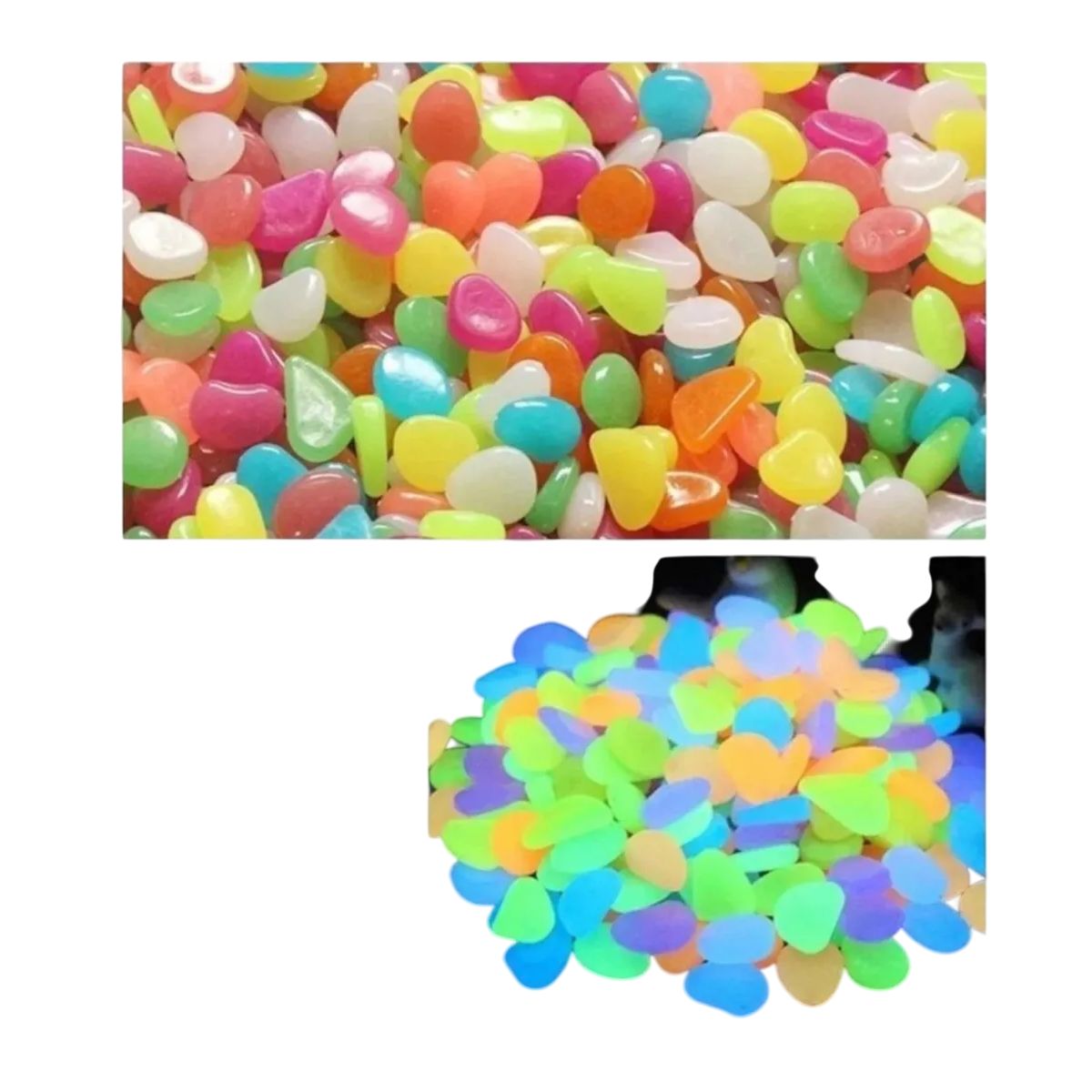 GENERICO - Piedras Luminosas Para Jardín Fluorescente Luz