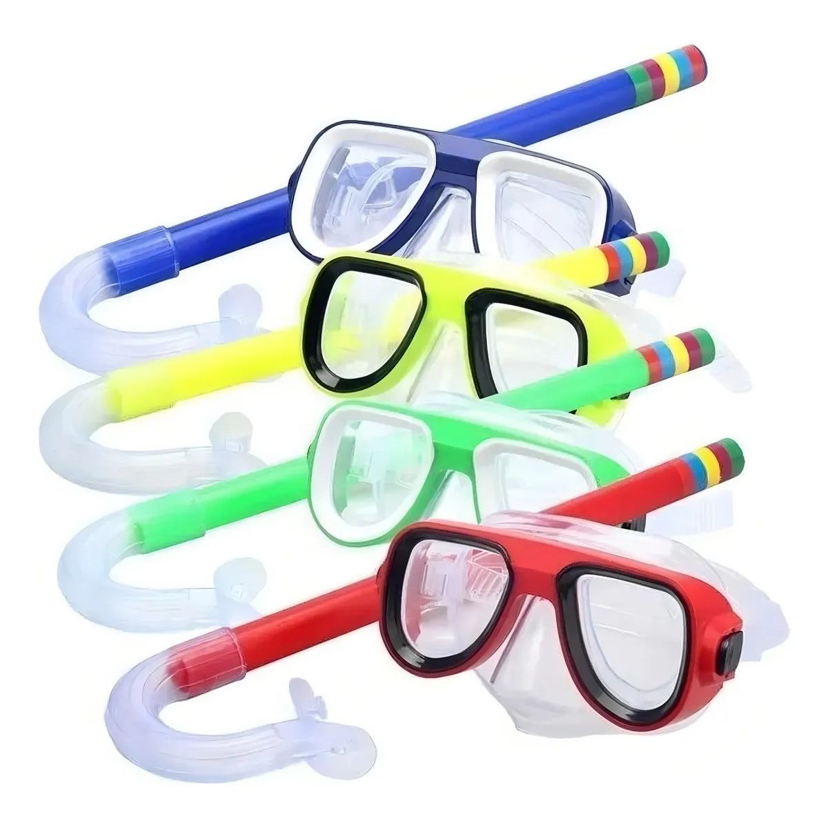 Kit de buceo para adultos y jóvenes con máscara y tubo, marca GENERICO - Foto Principal