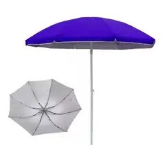 GENERICO - Paragua De Sol Playa Verano 150cm Protección Uv Quitasol Gra