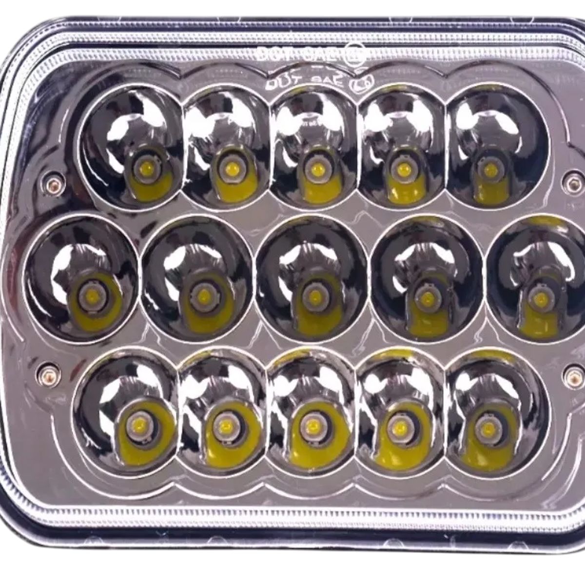 GENERICO - Foco Led Neblinero Rectángular H4 Alta Baja Camion