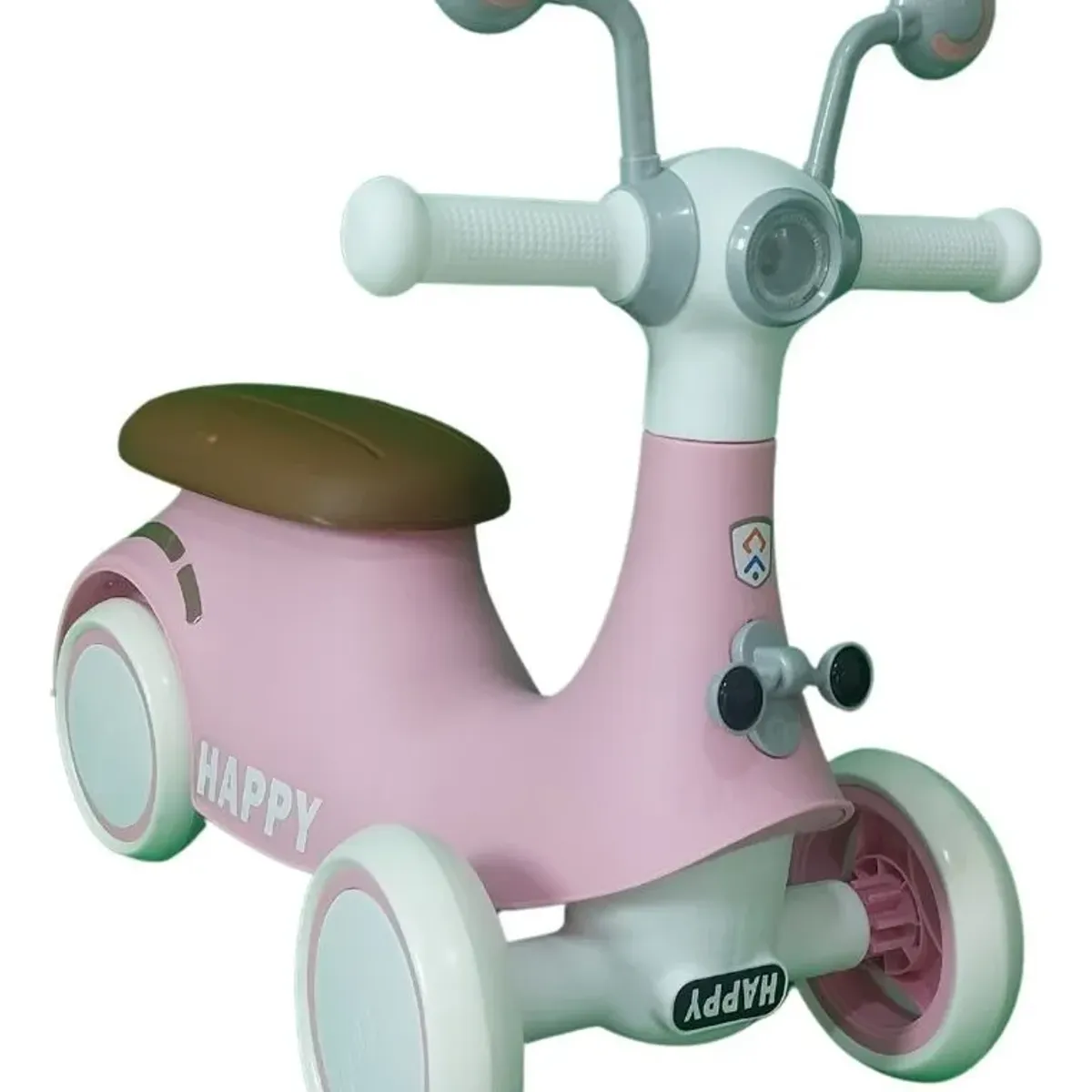 GENERICO - Correpasillos Auto Andador Con Luces Y Música Caracol Verde Color Rosa