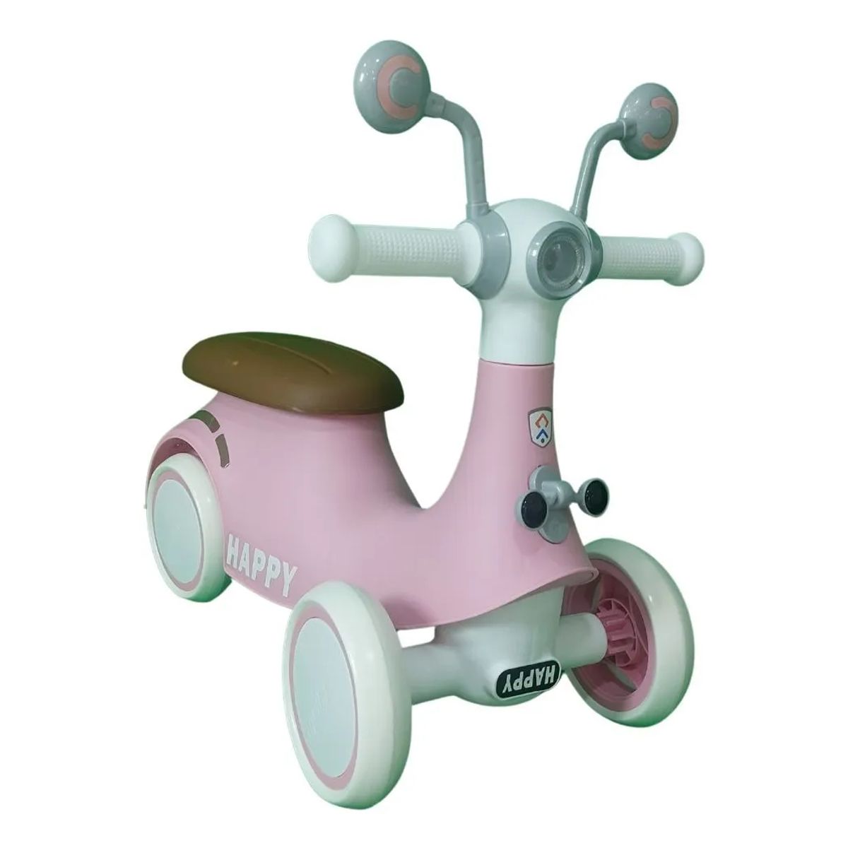 GENERICO - Correpasillos Auto Andador Con Luces Y Música Caracol Verde Color Rosa