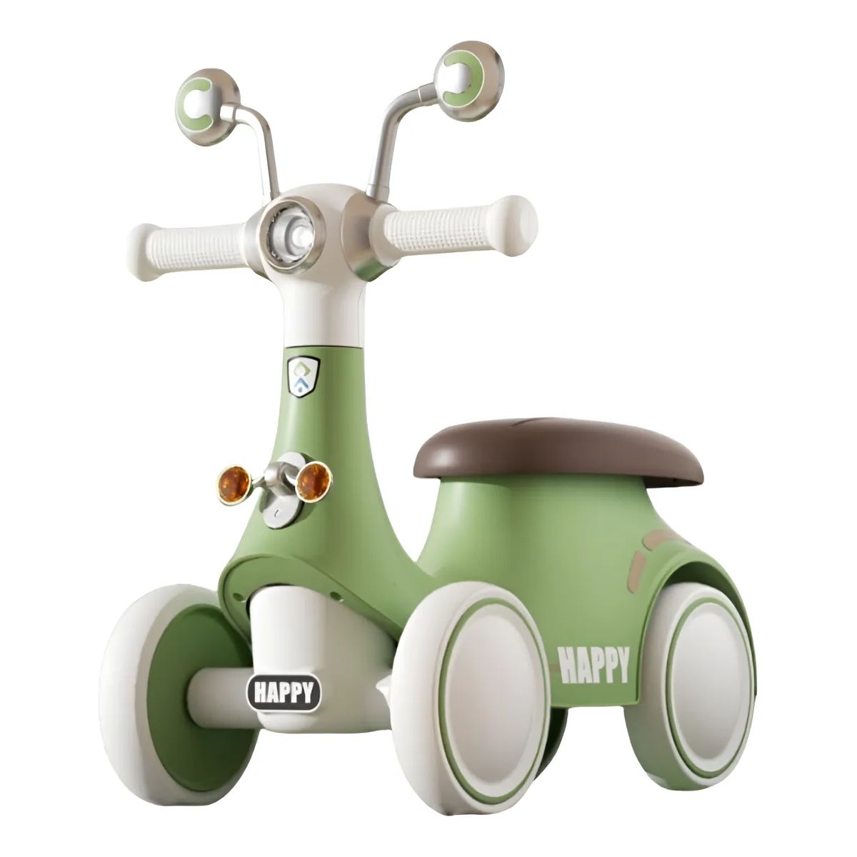 GENERICO - Correpasillos Auto Andador Con Luces Y Música Caracol Verde Color Verde claro