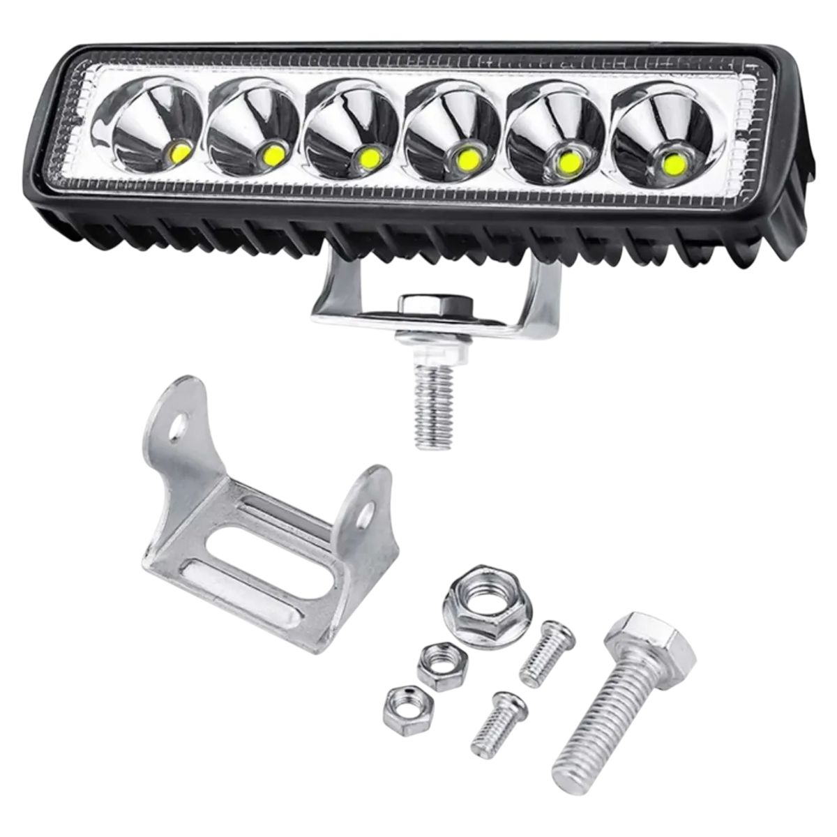 GENERICO - Barra Luces Foco Neblinero Led 18w Auto Moto Caminoneta