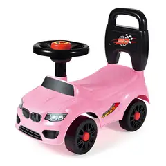 GENERICO - Correpasillos Auto Andador Infantil Con Sonido Color Rosa