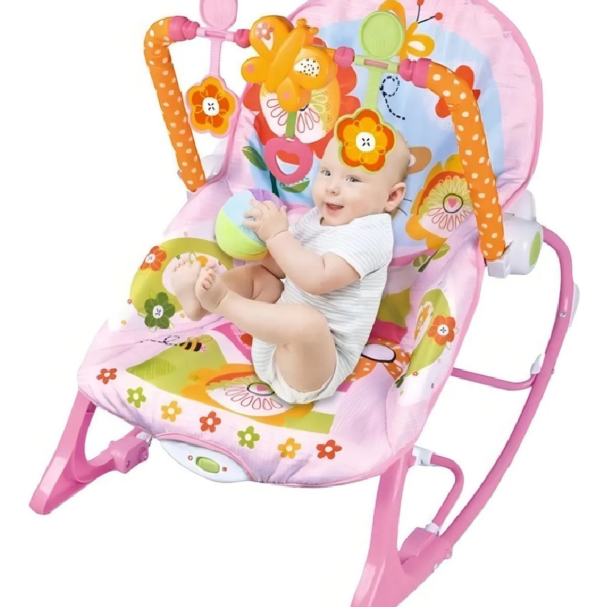 GENERICO - Silla mecedora para bebé iBaby Infant to toddler rocker rosa