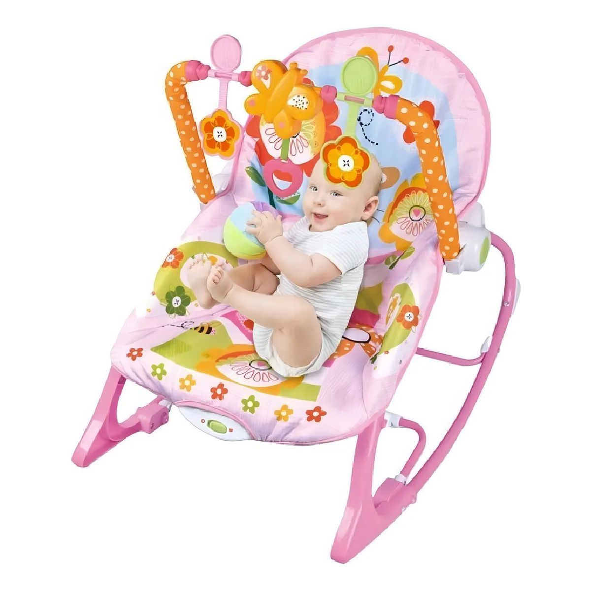GENERICO - Silla mecedora para bebé iBaby Infant to toddler rocker rosa