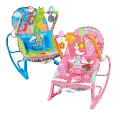 GENERICO - Silla mecedora para bebé azul