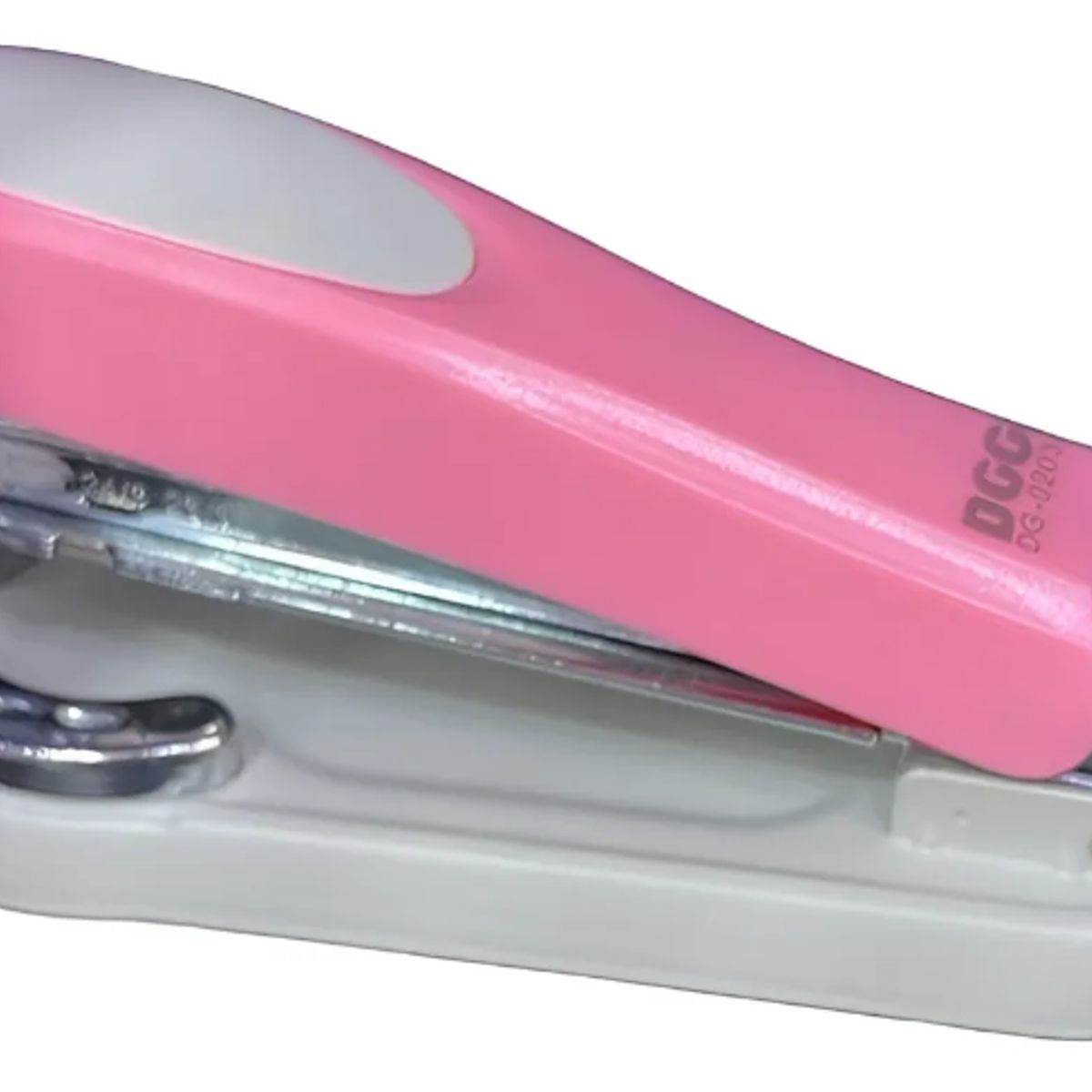 GENERICO - Grapadora De Escritorio Giratoria Grapas Lisas Dg-0203 Color Rosa