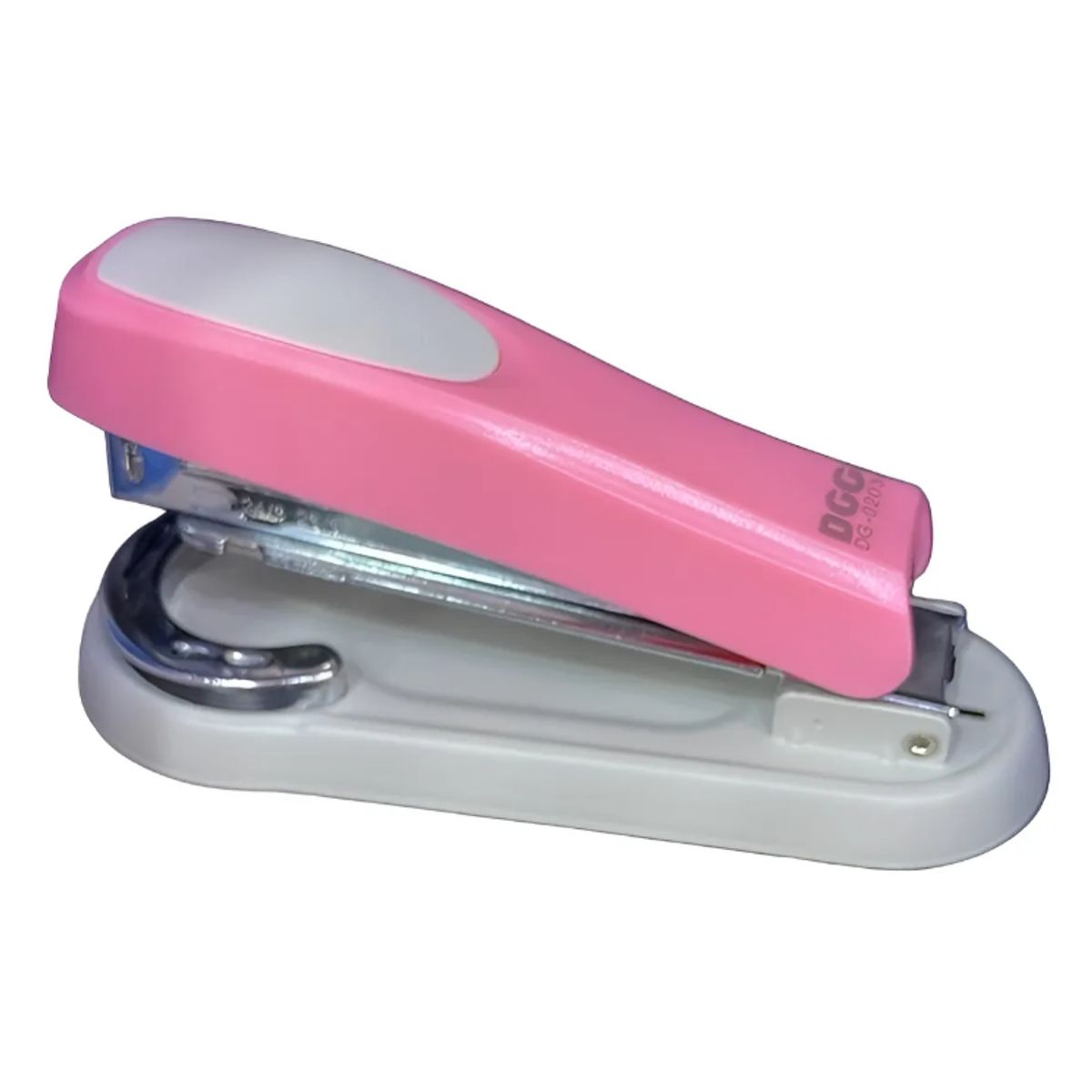 GENERICO - Grapadora De Escritorio Giratoria Grapas Lisas Dg-0203 Color Rosa