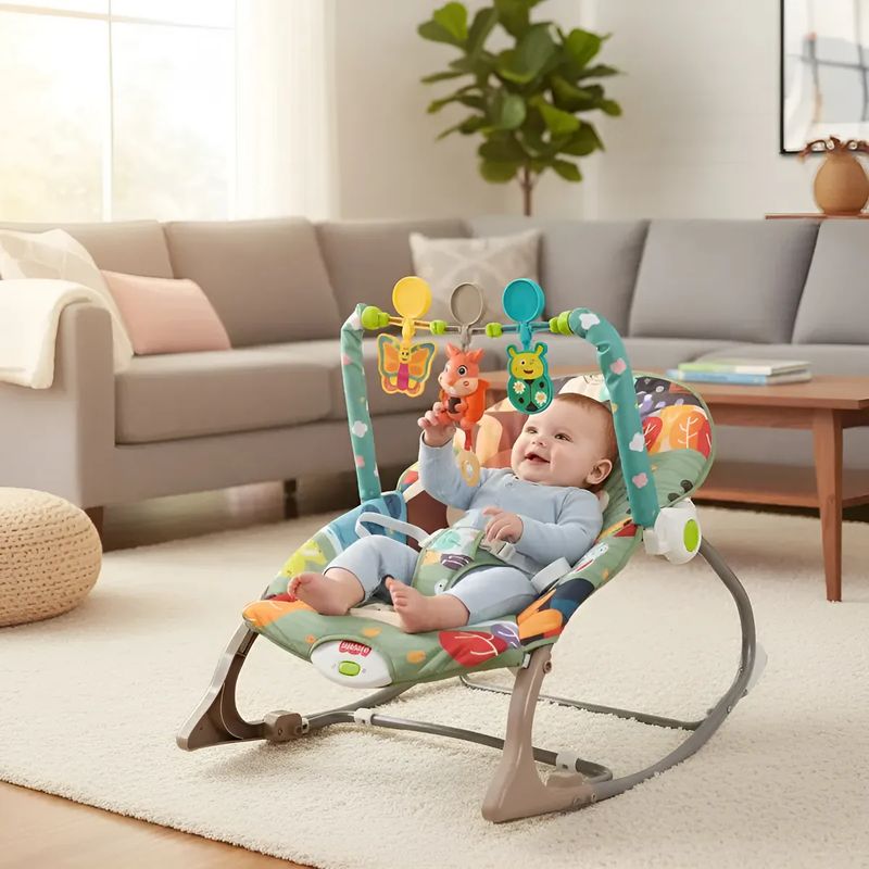 GENERICO - Silla Mecedora Eléctrica Onloop Musical 0-6 Meses