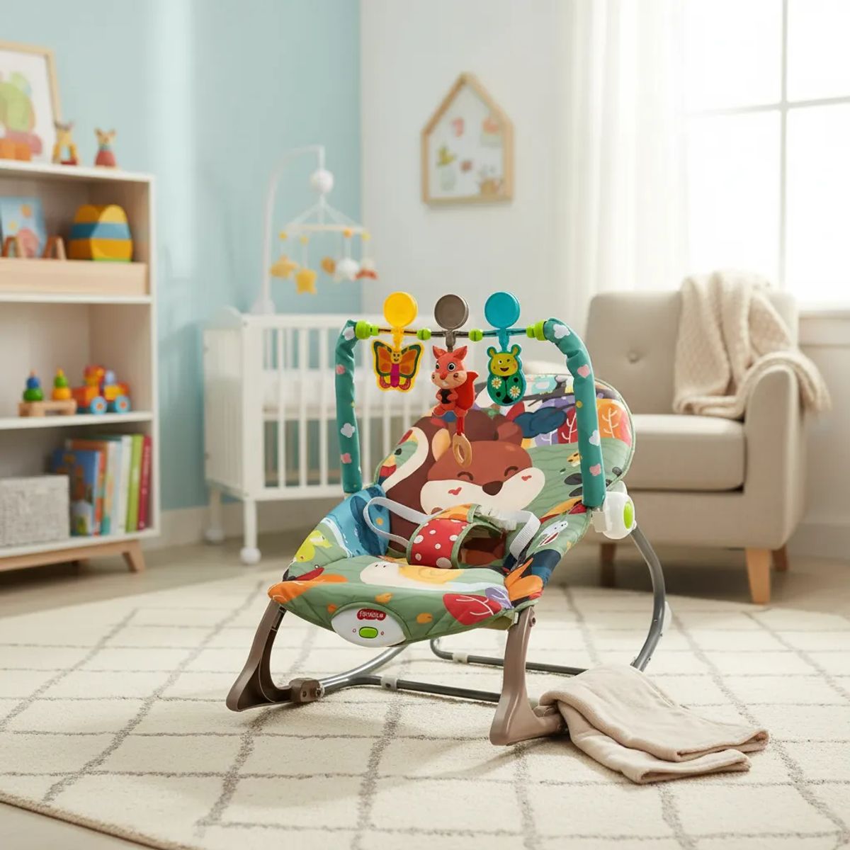 GENERICO - Silla Mecedora Eléctrica Onloop Musical 0-6 Meses