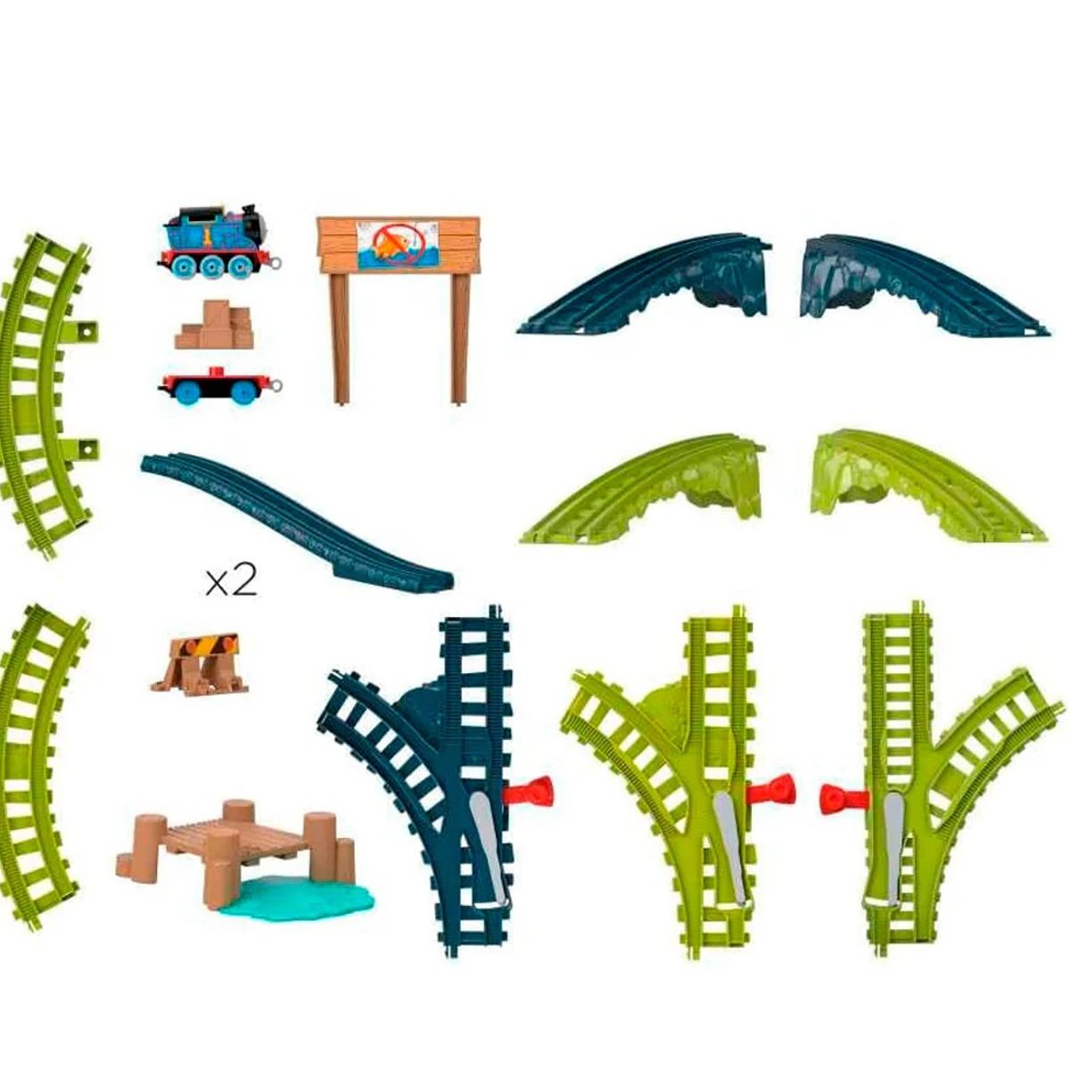 THOMAS AND FRIENDS - Juguete Pista extension tren Thomas entrega en el muelle
