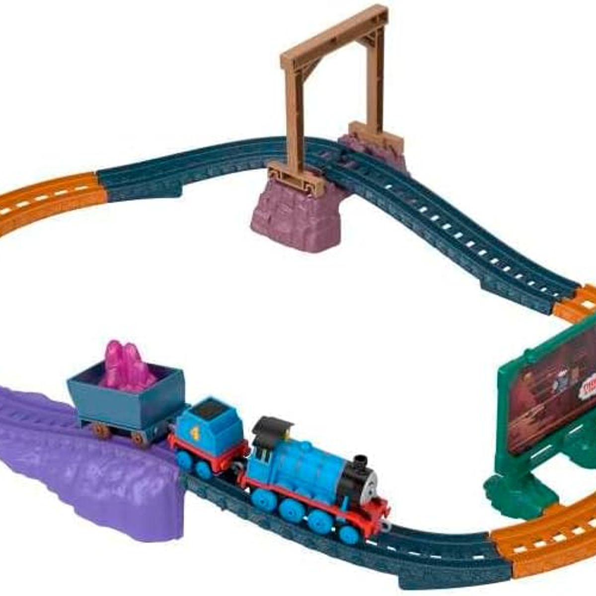 FISHER PRICE - Juguete Pista extension tren Gordon en la antigua mina