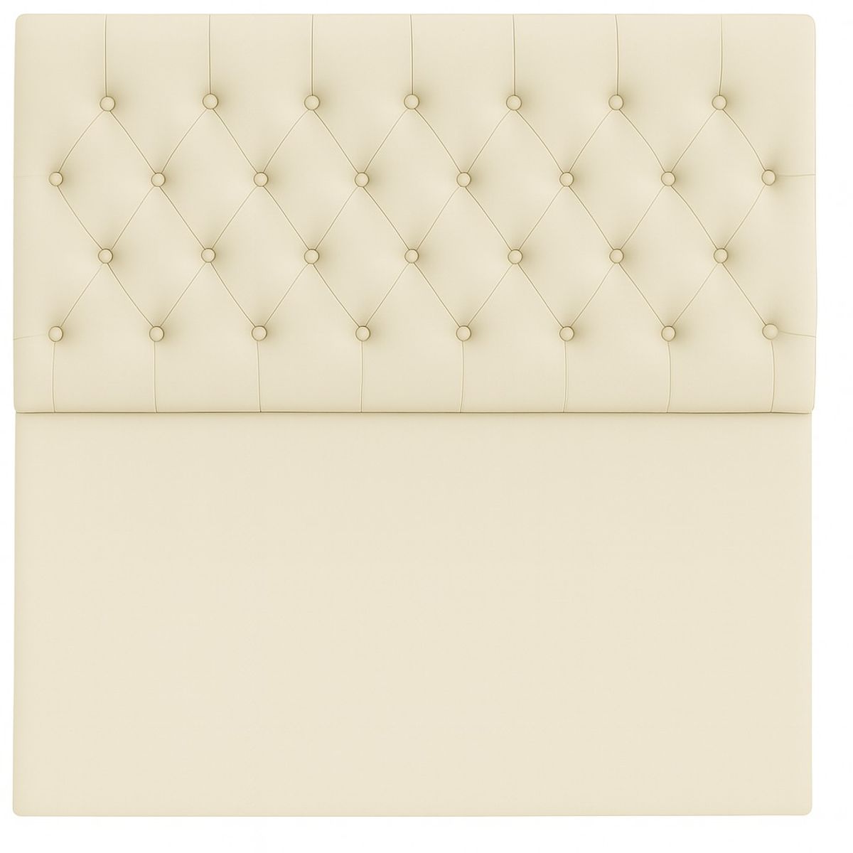 GENERICO - Respaldo De Cama 1.5 Plazas CRUDO  En Lino