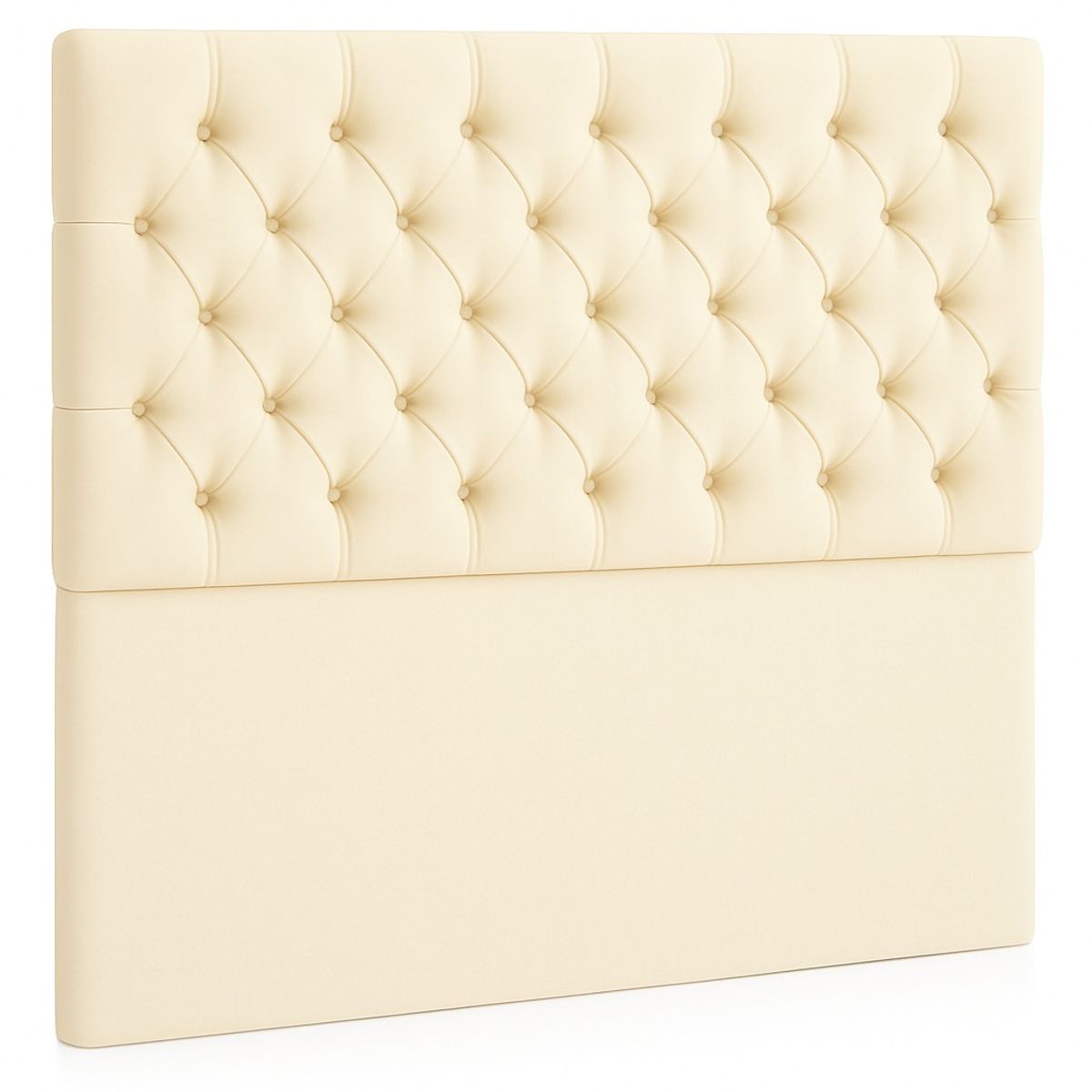 GENERICO - Respaldo De Cama 1.5 Plazas CRUDO  En Lino