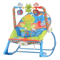 GENERICO - Silla Mecedora Para Bebe Roro Musical Con Vibracion Silla Infantil Color Azul