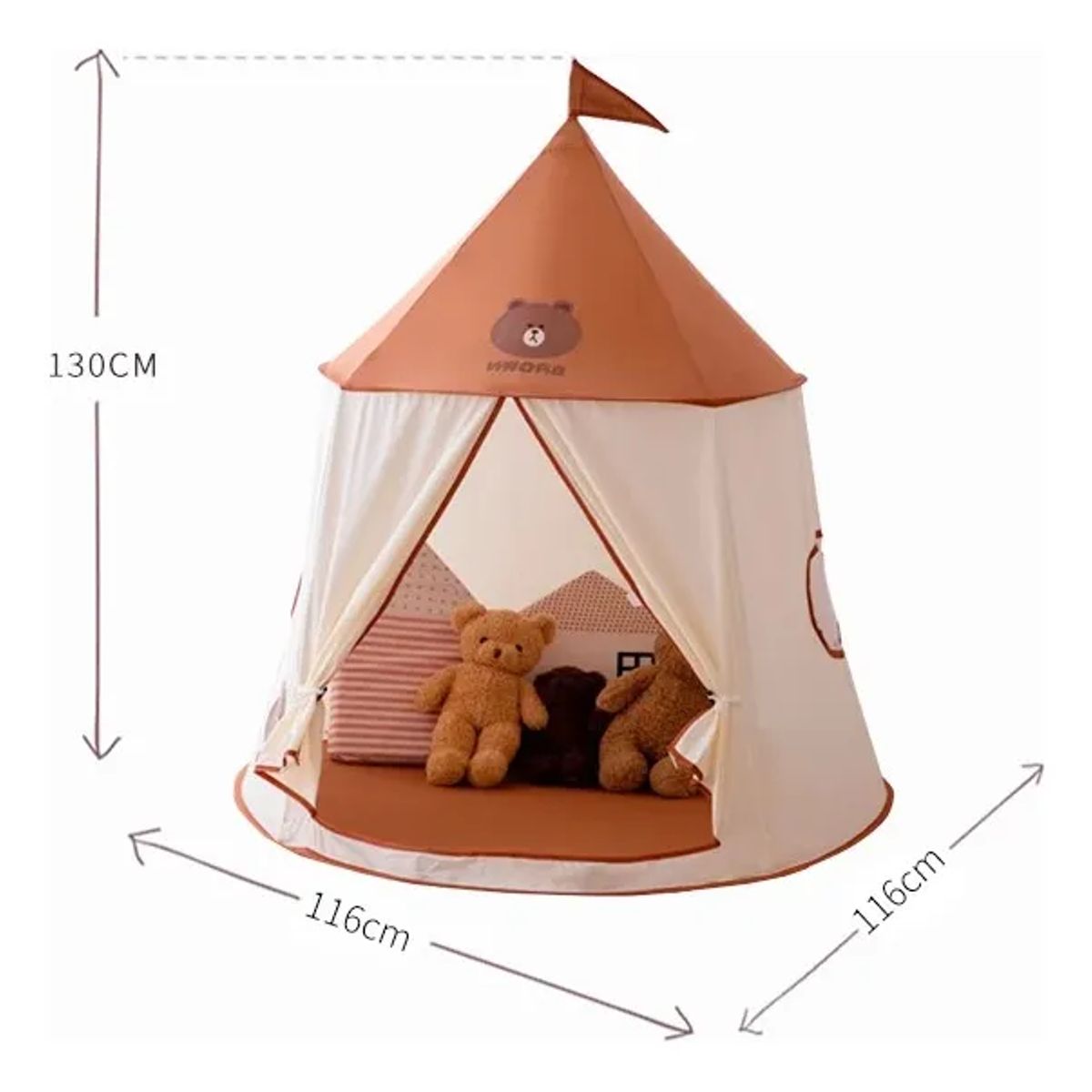 GENERICO - Carpa Castillo Para Niña Y Niño Plegable Infantil Juguetes