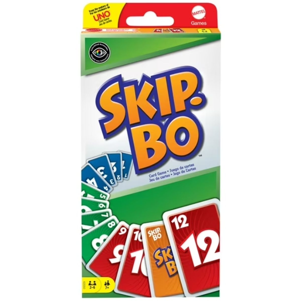 MATTEL - Skip-Bo Juego de Cartas Mattel
