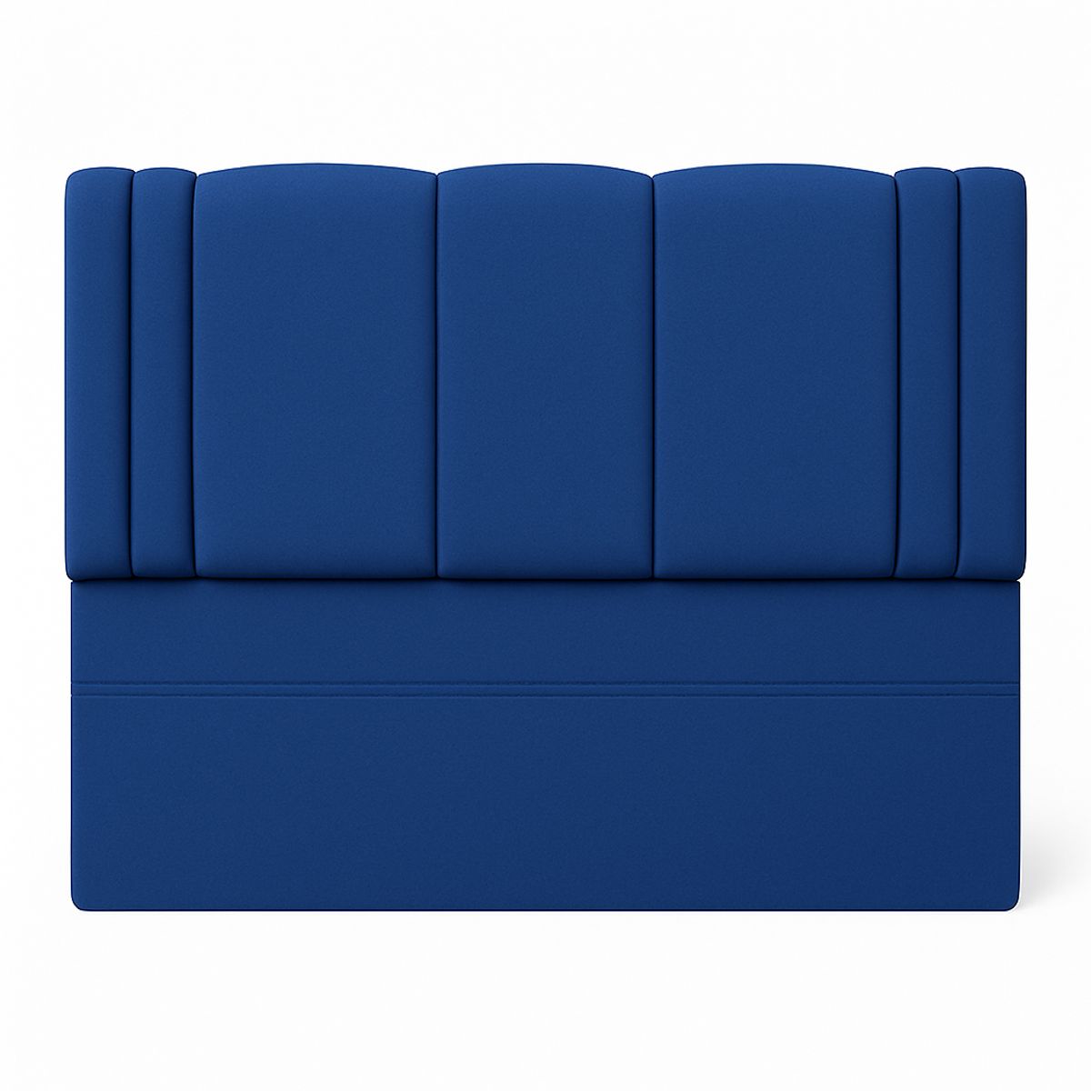 GENERICO - Respaldo De Cama 1.5 Plazas Milano Azul En Lino