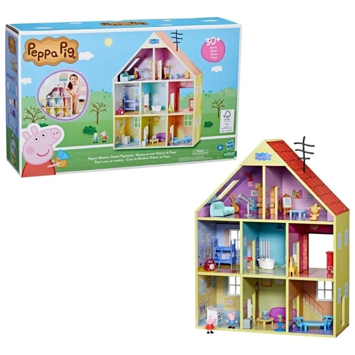 HASBRO - Super Casa de Madera Peppa Pig