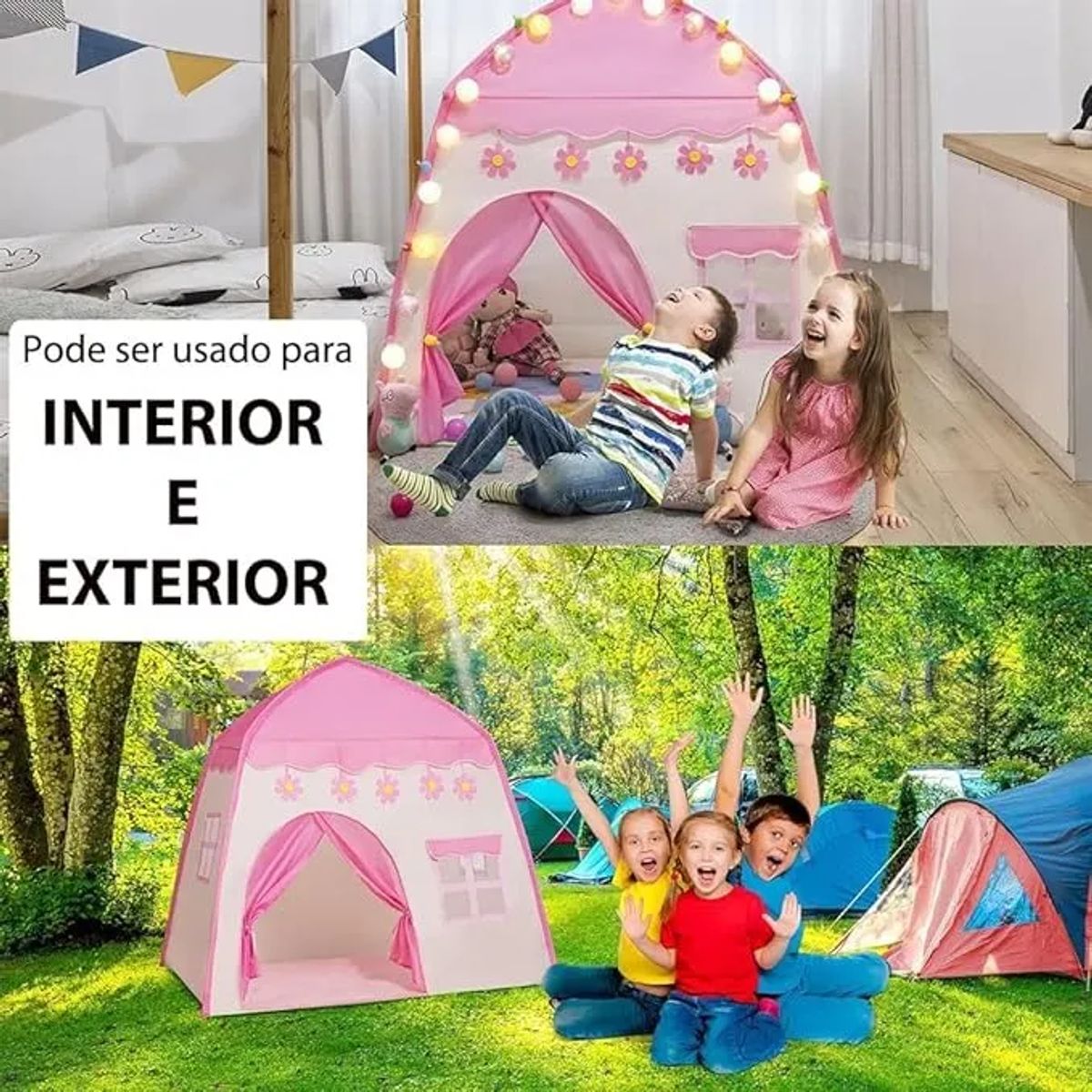 GENERICO - Carpa Casa Para Niñas Niños Carpa Plegable Princesa Juguete