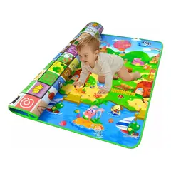 GENERICO - Alfombra Antigolpes Para Niños Bebes 120x180 Diseño 2 Lados