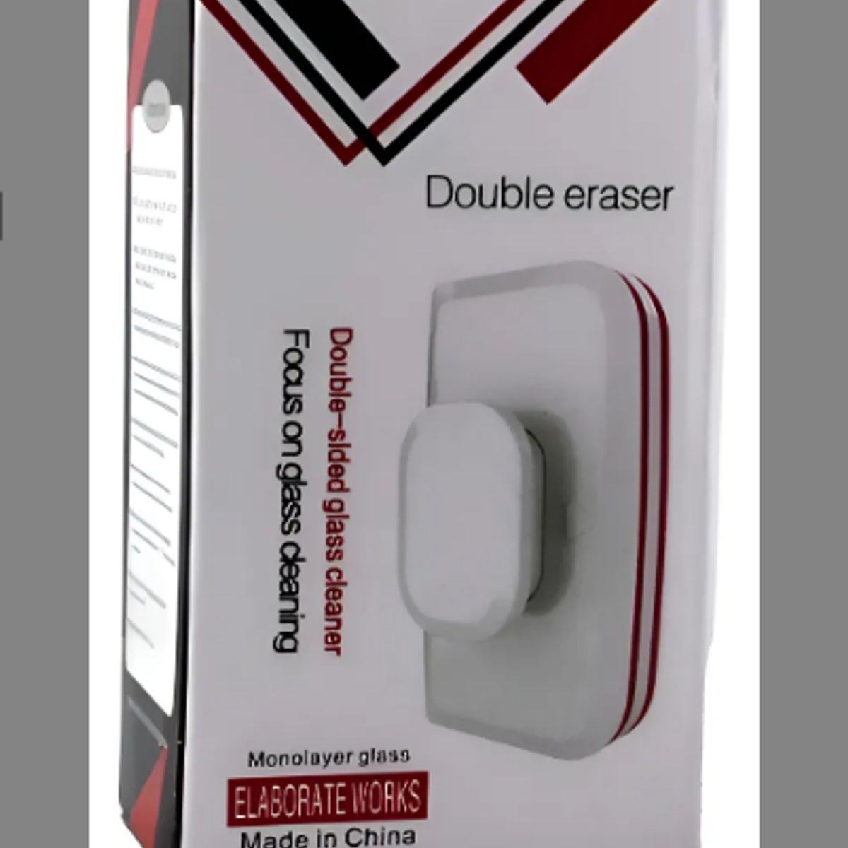 GENERICO - Limpiavidrios Limpiacristales Doble Cara Ajustable Magnético