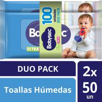 Toallitas Húmedas Ultra pack 100 un