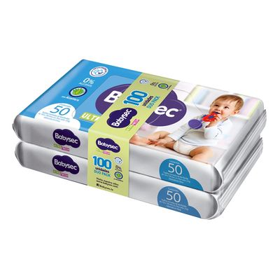 Imagen 2 del producto Toallitas Húmedas Ultra pack 100 un