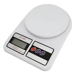 GENERICO - Balanza de cocina digital SQ Cozinha SF-400 pesa hasta 10kg Blanco