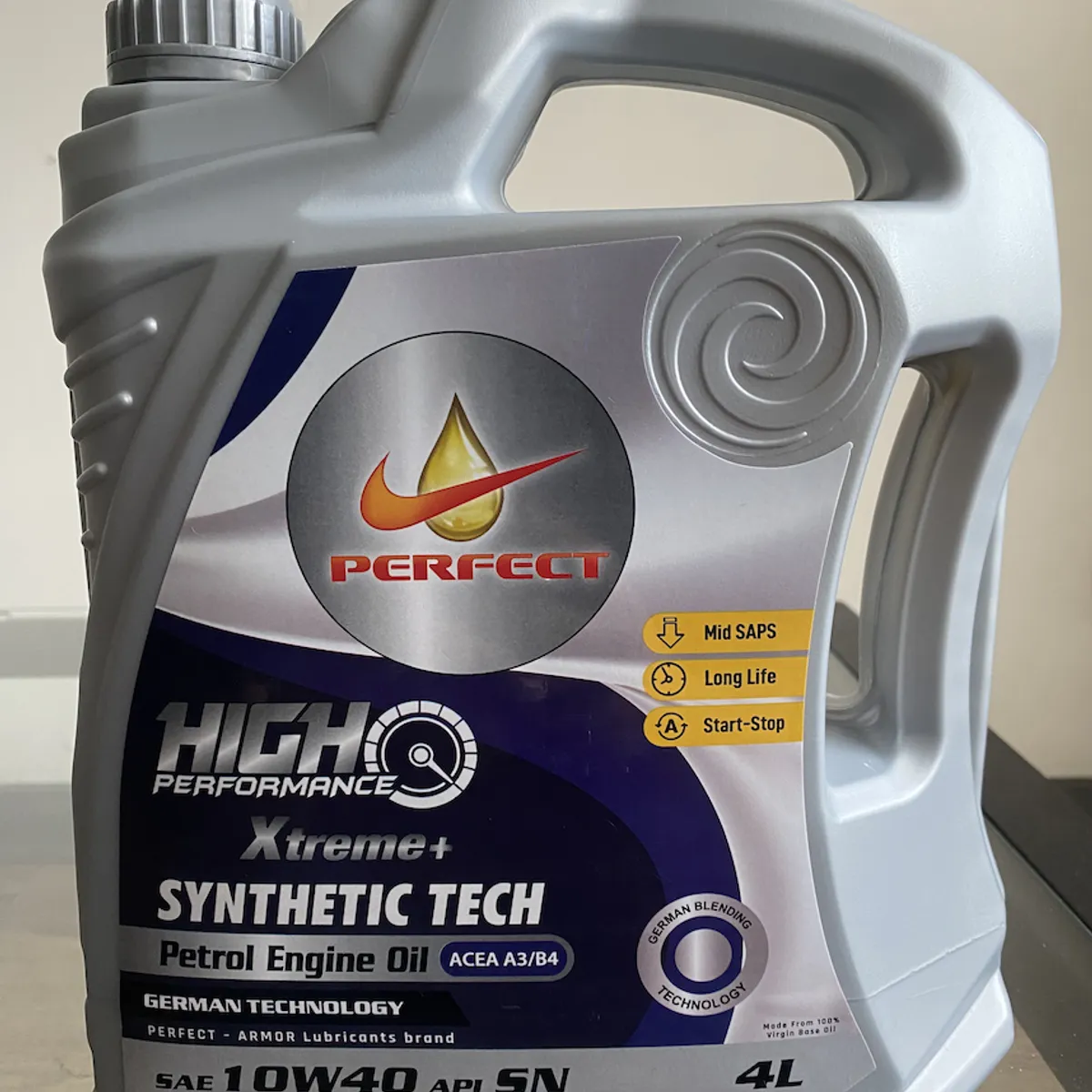 GENERICO - Aceite Motor 10W40 4 Lts Synthetic Perfect Emiratos Arabe