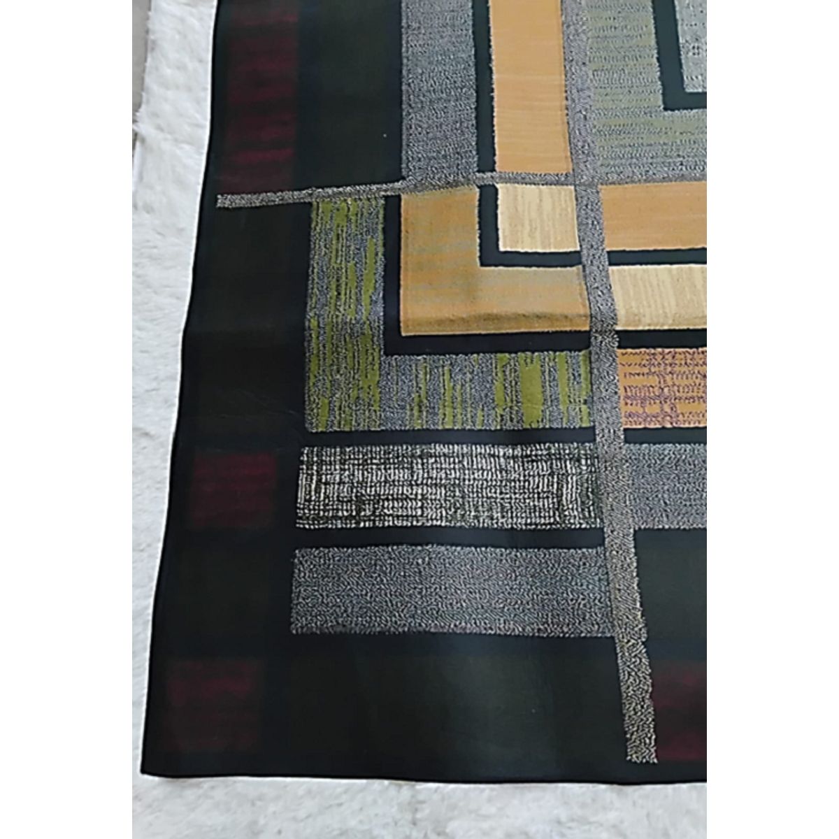 GENERICO - ALFOMBRA PASILLERA 60X180 CM ESPIRAL VERDE ELEGANTE WM